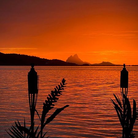 Eden Private Island Tahaa Hotel Patio  ภายนอก รูปภาพ