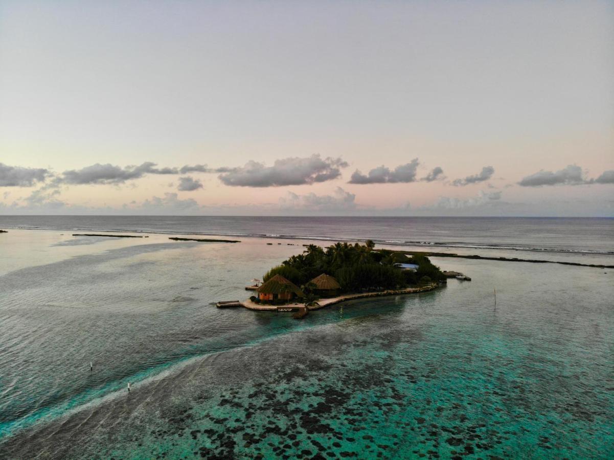 Eden Private Island Tahaa Hotel Patio  ภายนอก รูปภาพ