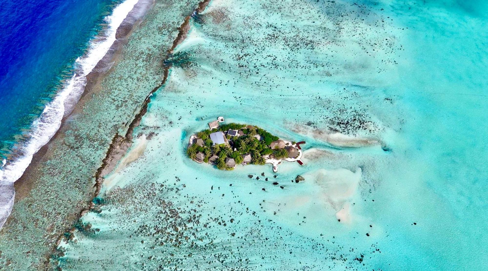 Eden Private Island Tahaa Hotel Patio  ภายนอก รูปภาพ