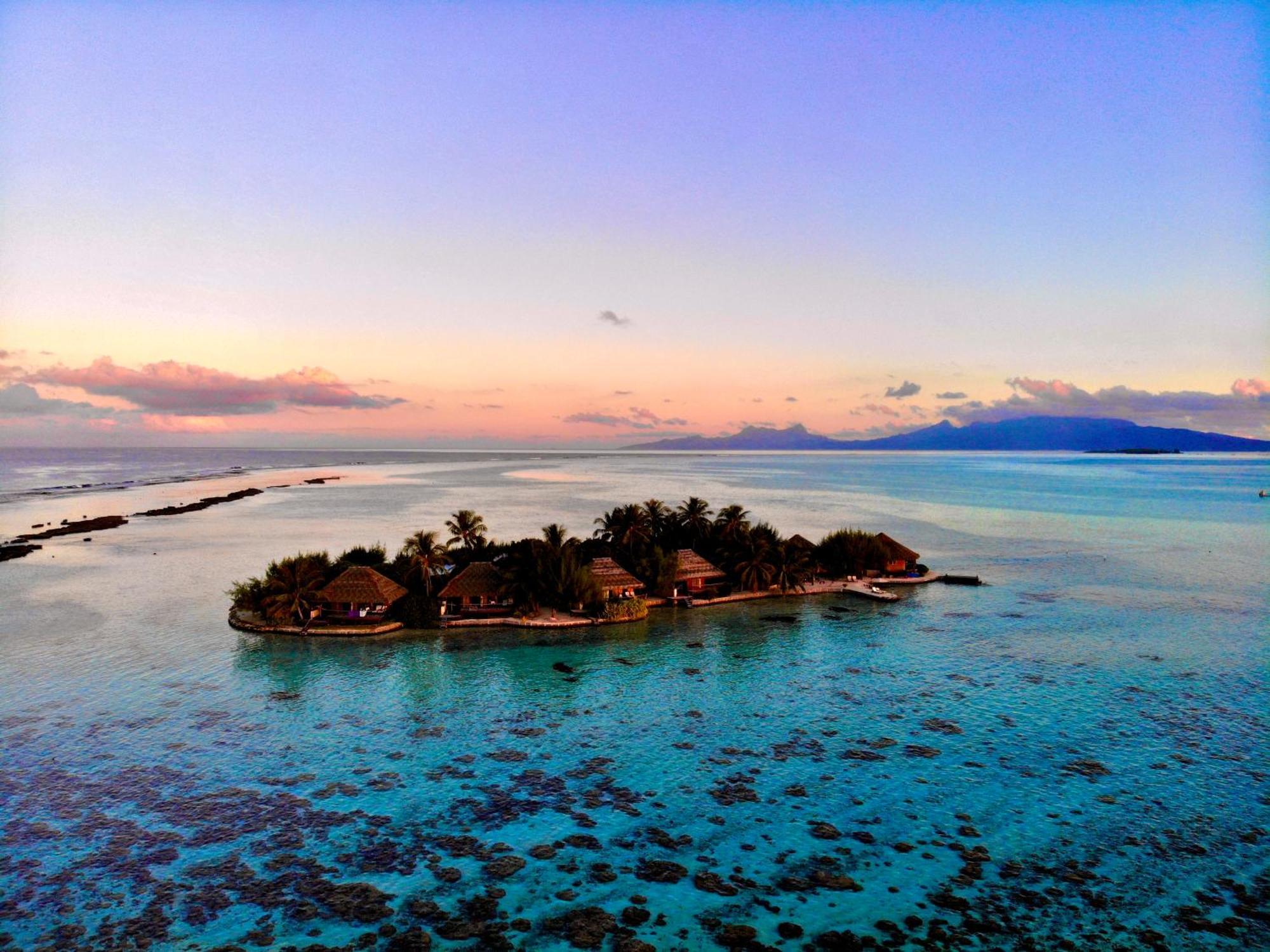 Eden Private Island Tahaa Hotel Patio  ภายนอก รูปภาพ