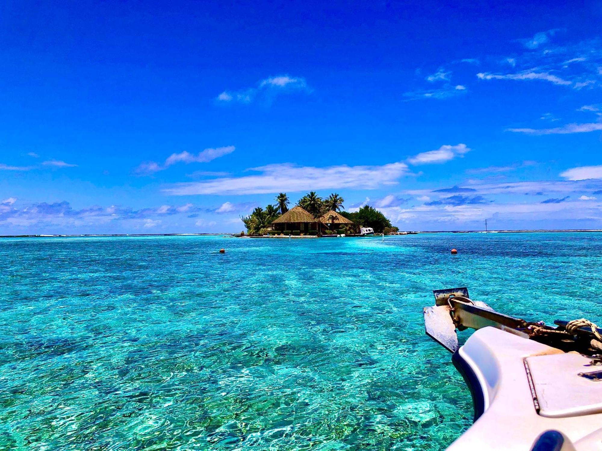 Eden Private Island Tahaa Hotel Patio  ภายนอก รูปภาพ