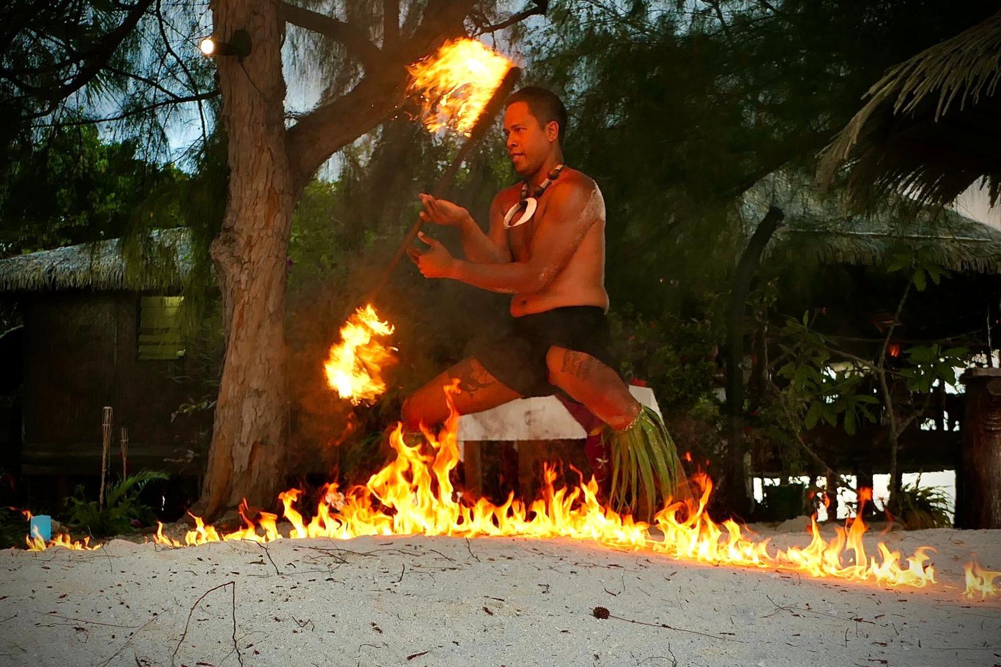 Eden Private Island Tahaa Hotel Patio  ภายนอก รูปภาพ