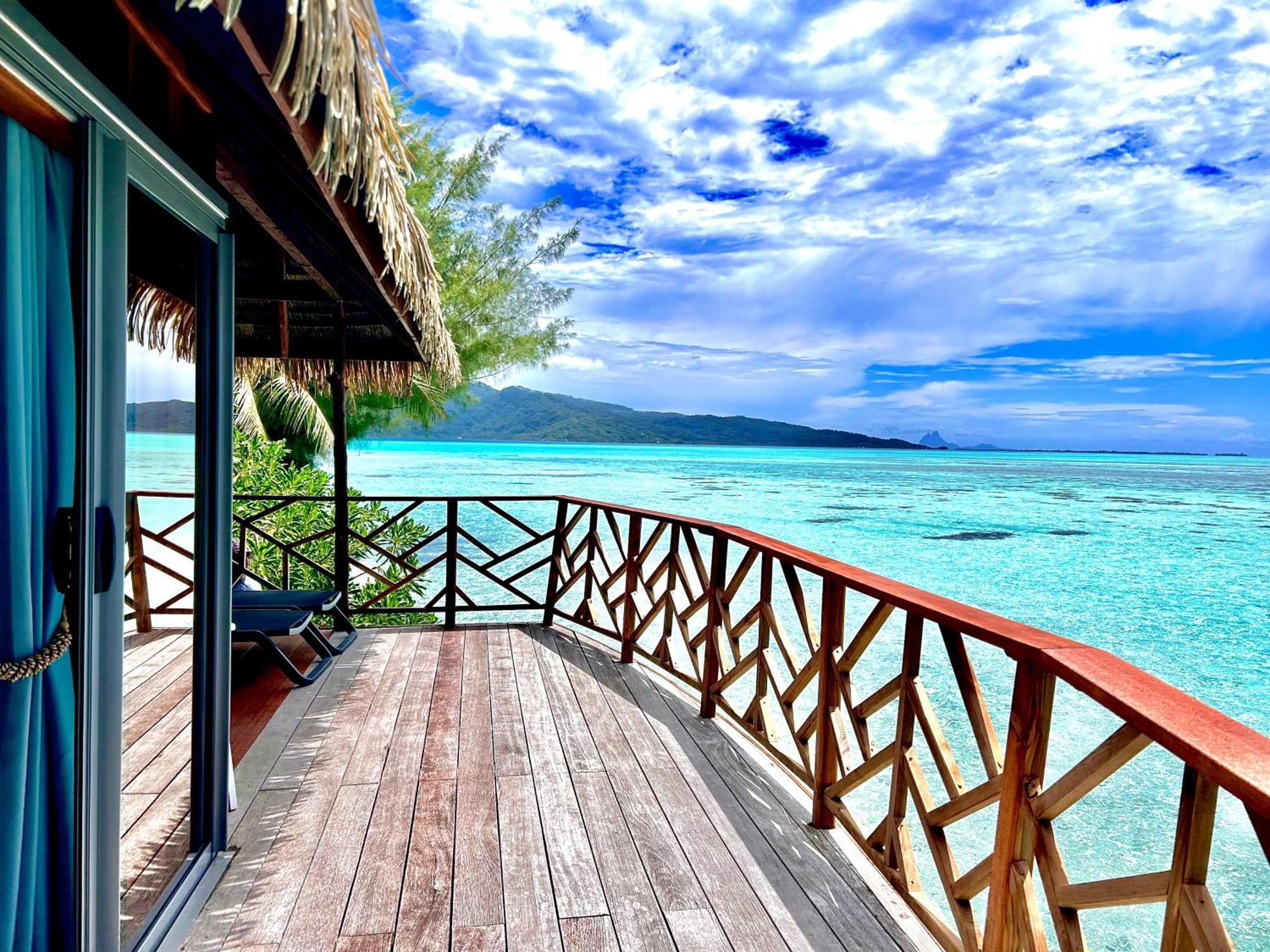 Eden Private Island Tahaa Hotel Patio  ภายนอก รูปภาพ