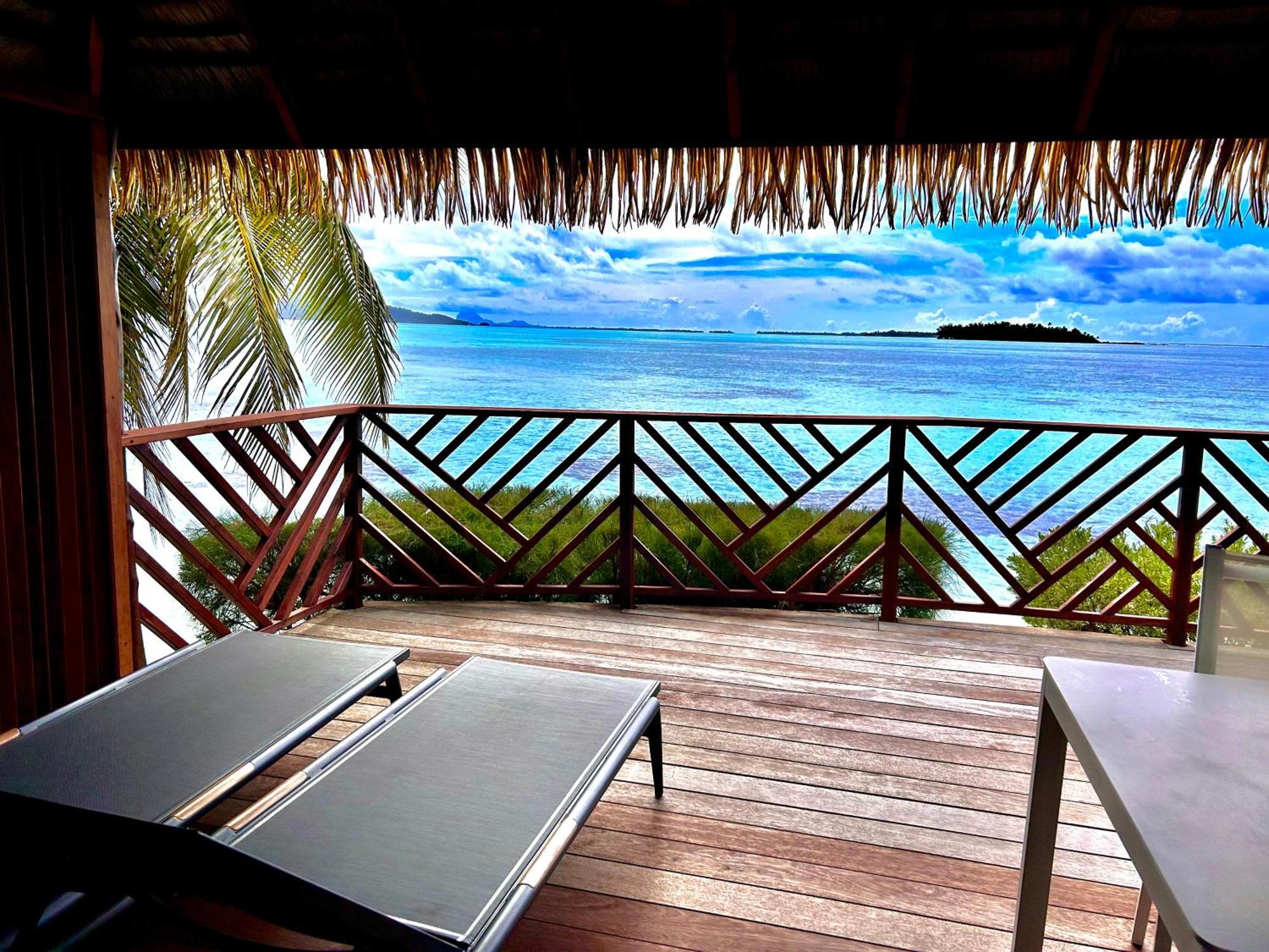 Eden Private Island Tahaa Hotel Patio  ภายนอก รูปภาพ