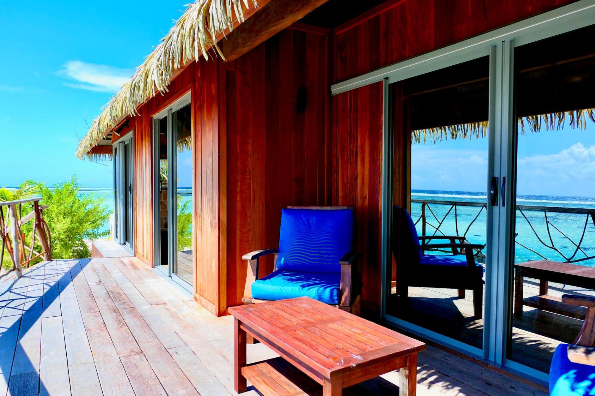Eden Private Island Tahaa Hotel Patio  ภายนอก รูปภาพ
