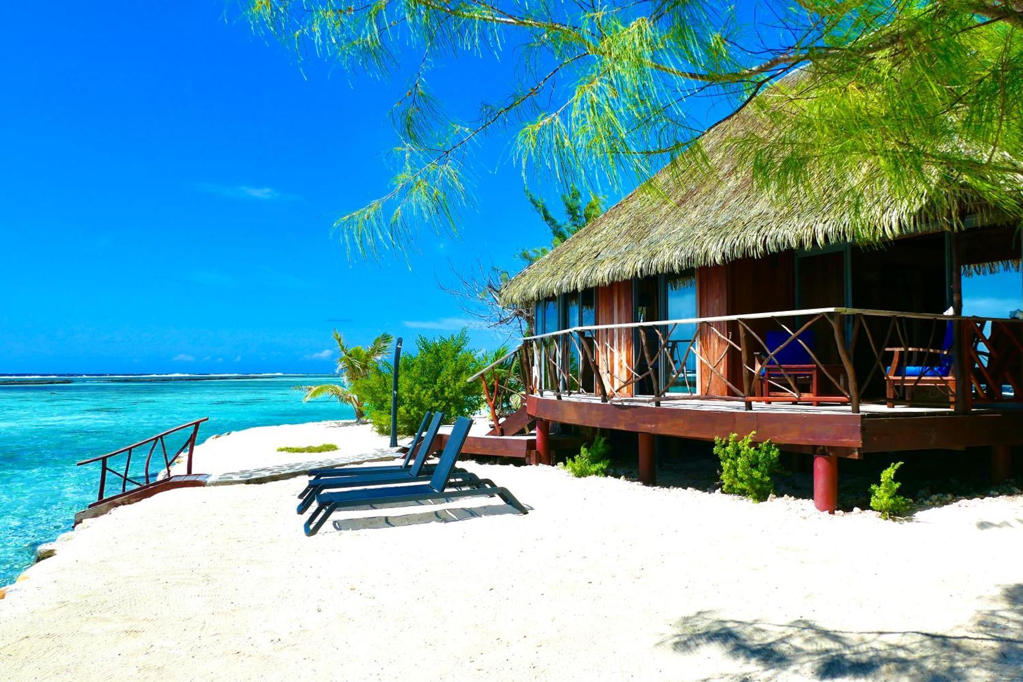 Eden Private Island Tahaa Hotel Patio  ภายนอก รูปภาพ